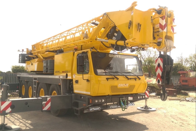 Grove GMK4075-1 — 80 tonų automobilinis kranas nuomai