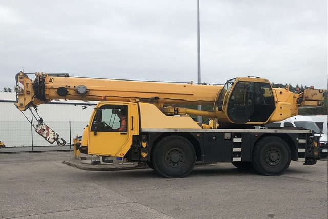Terex AC35L — 40 tonų automobilinis kranas nuomai